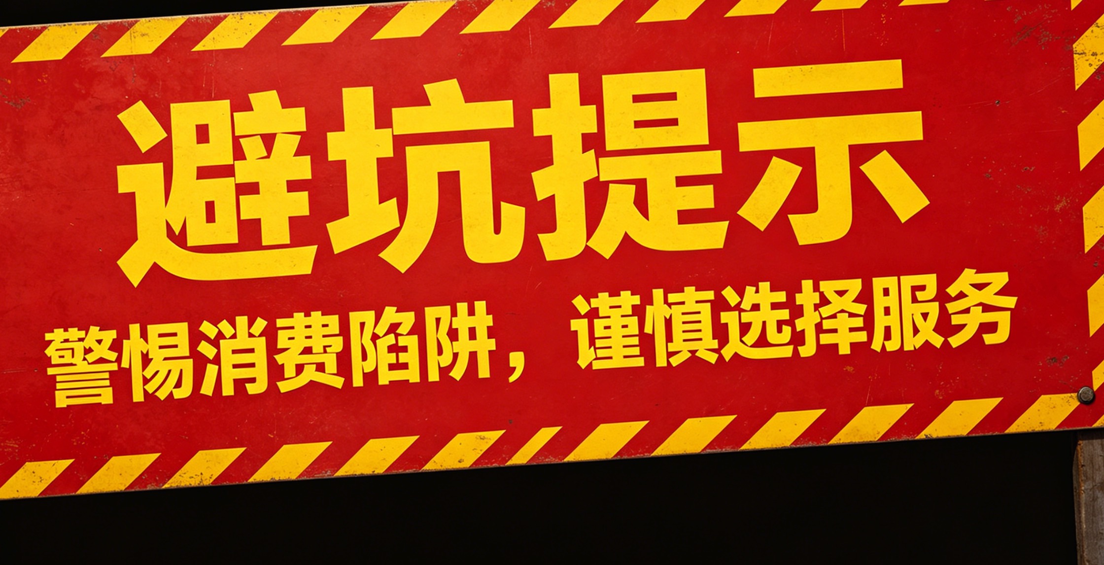 选卡避坑提示
